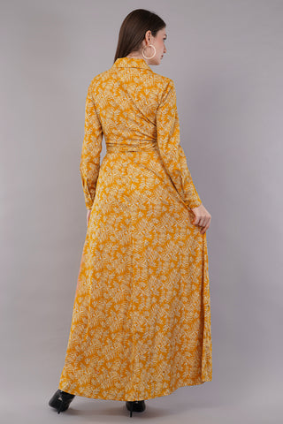 Midi Dress with Floral Print
