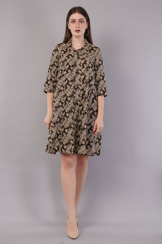 Women Printed Fit & Flare Dress