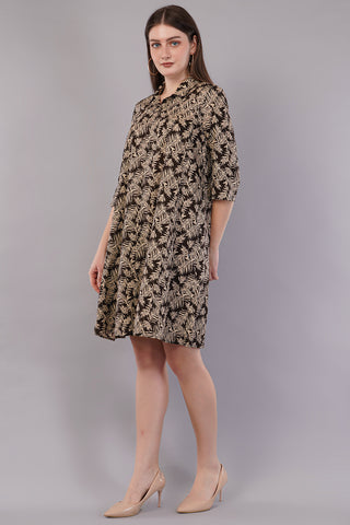 Women Printed Fit & Flare Dress