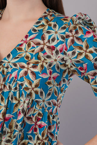Women Printed Fit & Flare Dress