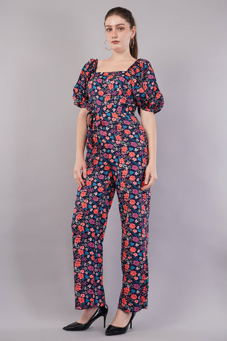 Women Floral Printed Jumpsuit