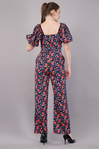 Women Floral Printed Jumpsuit