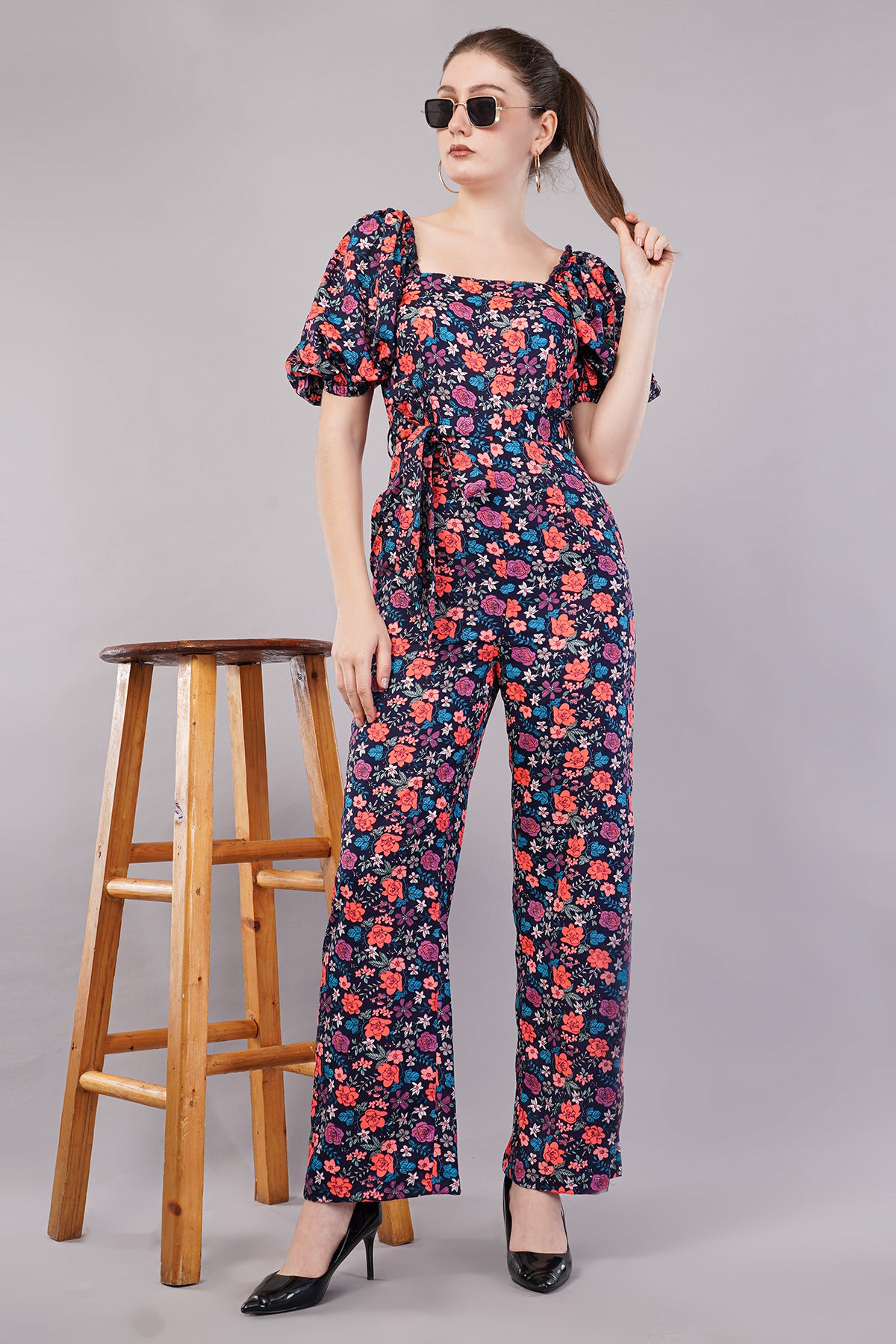Women Floral Printed Jumpsuit