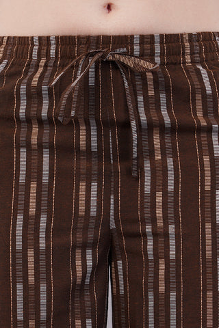 Striped Wide Legged Trousers for Women