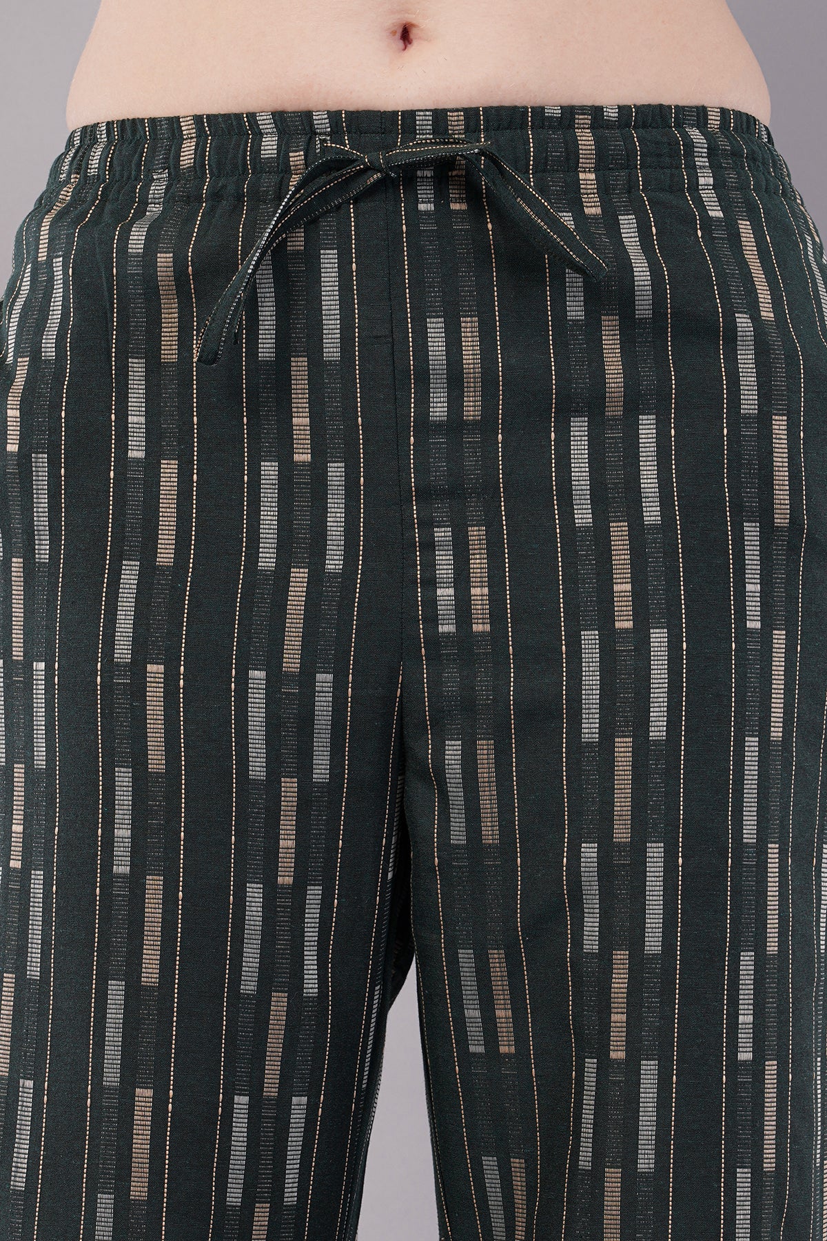Striped Wide Legged Trousers for Women