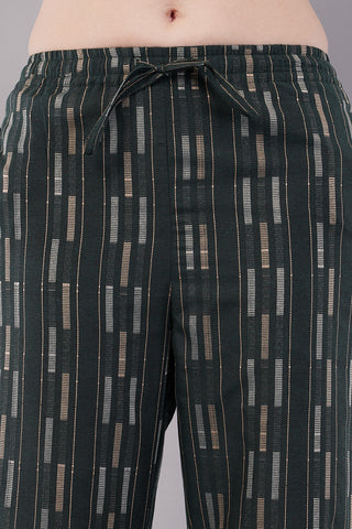 Striped Wide Legged Trousers for Women