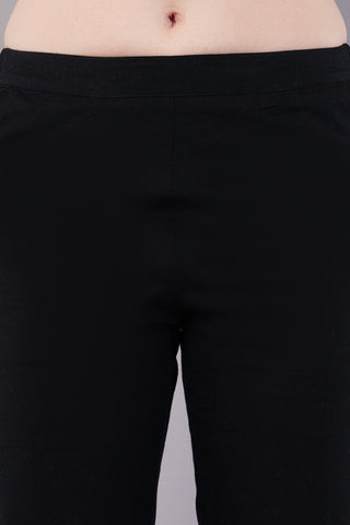 Flat-Front Slim Fit Pants with Insert Pockets