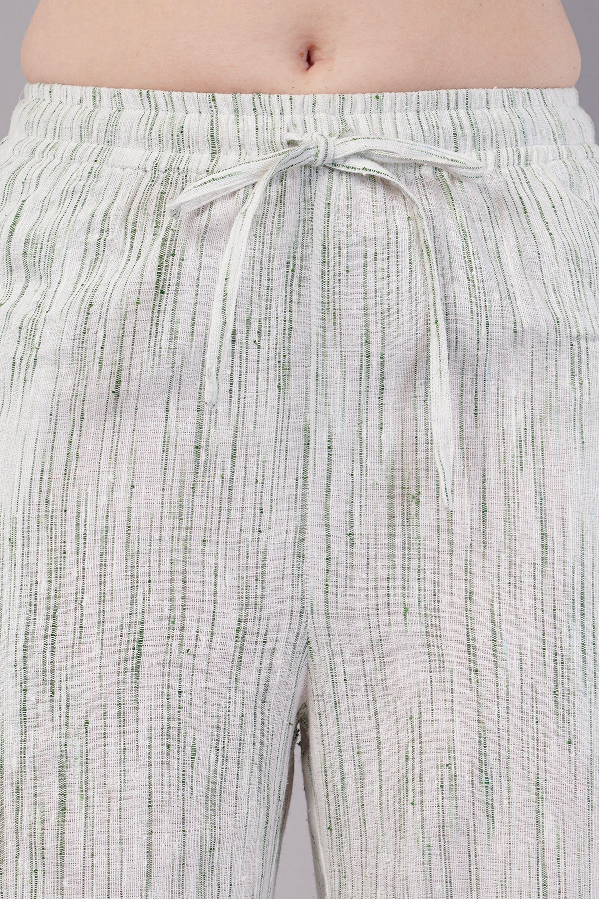 Striped Wide Legged Trousers for Women