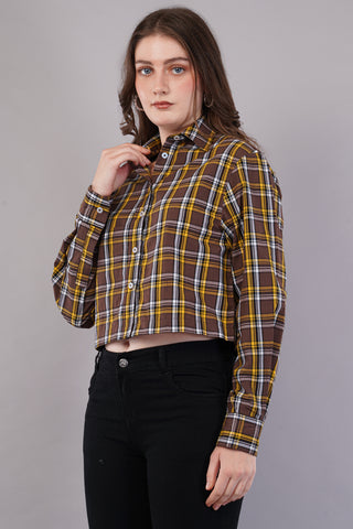 Women Checked Regular Fit Shirt