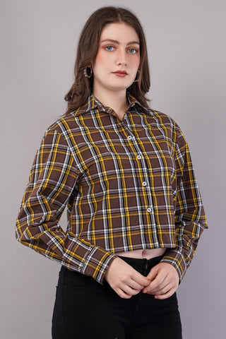 Women Checked Regular Fit Shirt