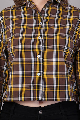 Women Checked Regular Fit Shirt