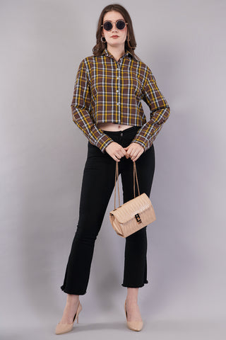 Women Checked Regular Fit Shirt