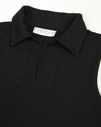 Women’s Sleeveless Ribbed Crop Top