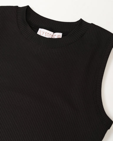 Stretchable Round Neck Tank Top