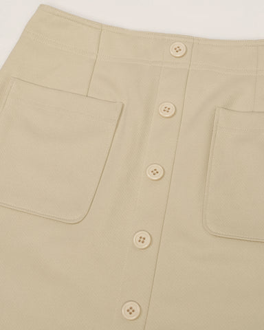Women Solid A-Line Mini Skirt