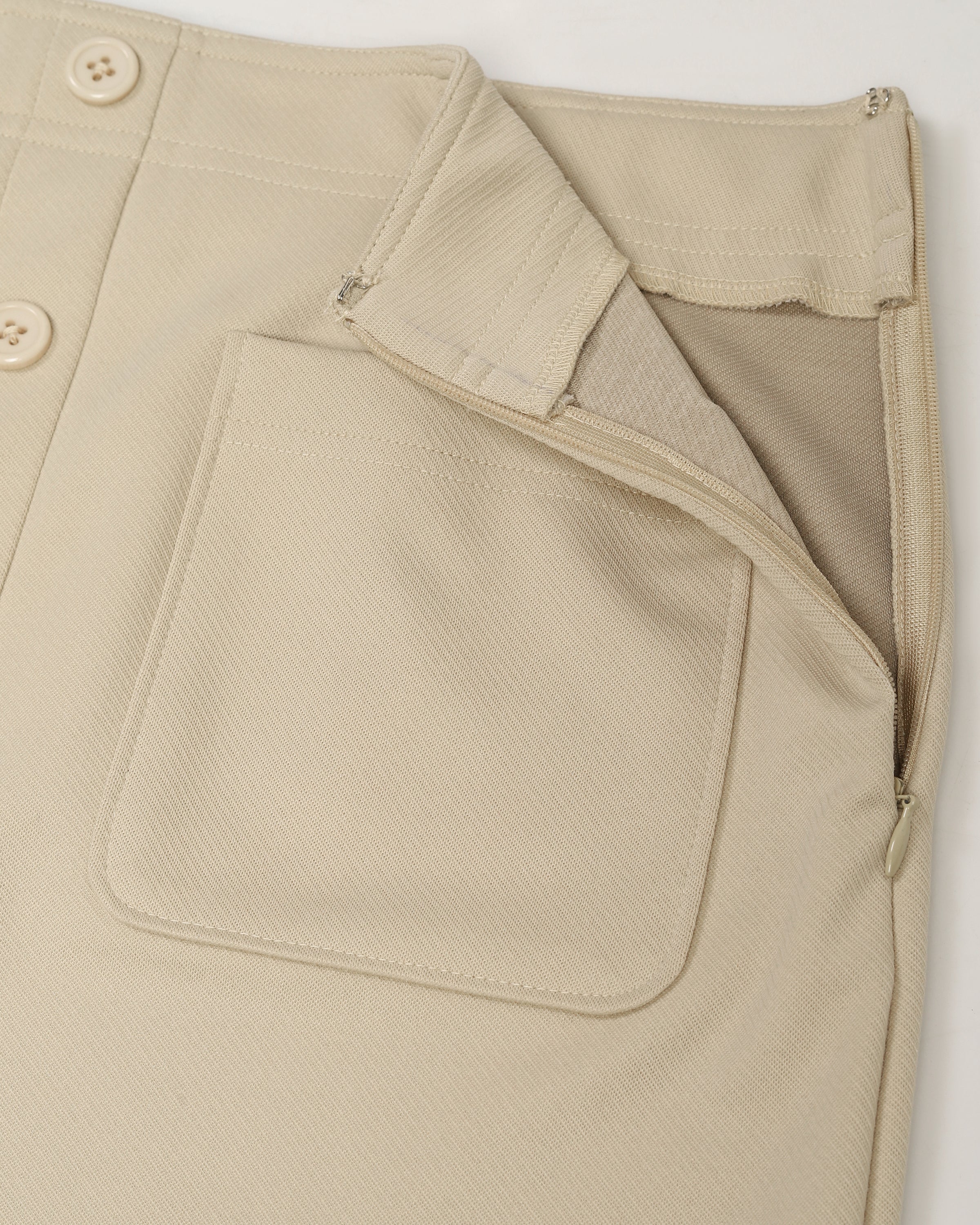 Women Solid A-Line Mini Skirt