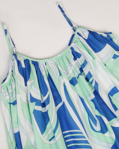 Tropical Print Fit & Flare Mini Dress